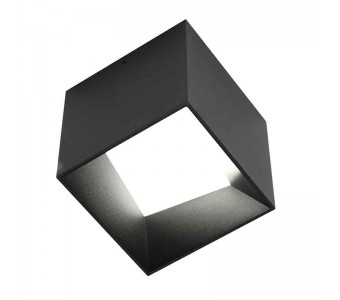 Sieninis šviestuvas CUBE BLACK